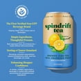 thumbnail image 6 of Spindrift Tea, Lemon Brewed Iced Tea, 4 Cans (12oz Each) – Real Squeezed Fruit Iced Tea, Lightly Sweet, 6 of 6
