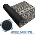 thumbnail image 6 of Long Mouse Pads for Desk,Geometric Diamond Striped Pattern Desk Mats on Top Of Desks, Desk Mouse Pad Extra Large with 3mm Non-Slip Base and Stitched Edge for Gaming,Office,Work,Home 31.5"x11.8", 6 of 6