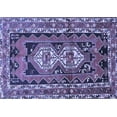 thumbnail image 1 of Ahgly Company Machine Washable Indoor Rectangle Southwestern Blue Country Area Rugs, 3' x 5', 1 of 4