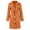 Yellow, variant on Women's Single Breasted Stand Collar Wool Coat Business Casual Midi Long Winter Pea Coat Yellow XL