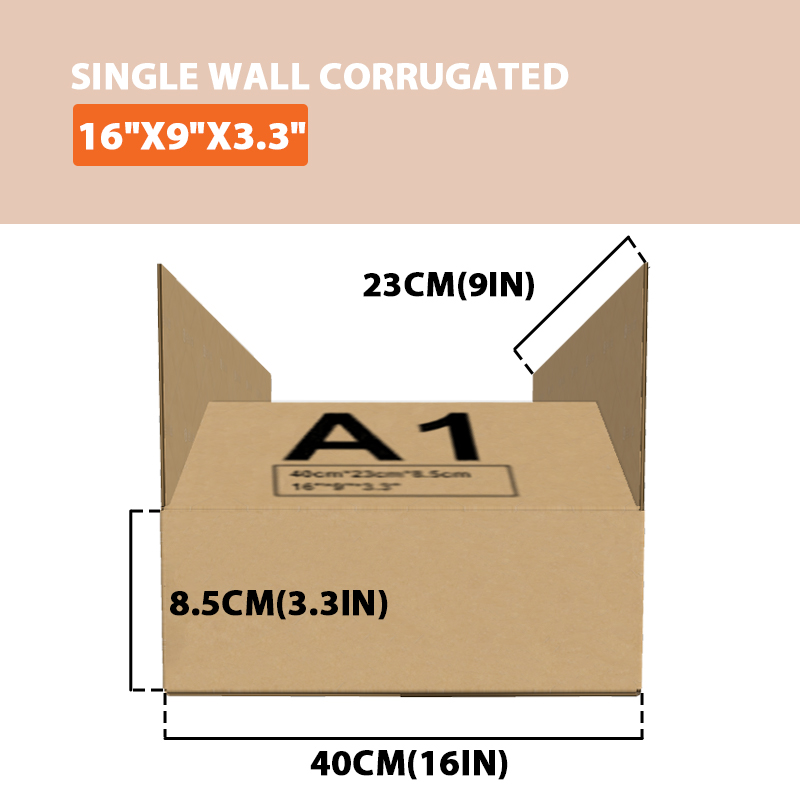 25-Pack Packaging Cartons - 19"x15"x6" Corrugated Boxes for Shipping & Storage