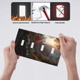 thumbnail image 4 of Game Graphics Switch Cover Decorative Wall Plate / 4-Gang 4-Toggle / Standard Size 4.5x8 in, 4 of 5