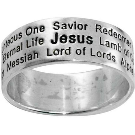 Ring-Names of Jesus-Style 811-(Sterling Silver)-Size 8
