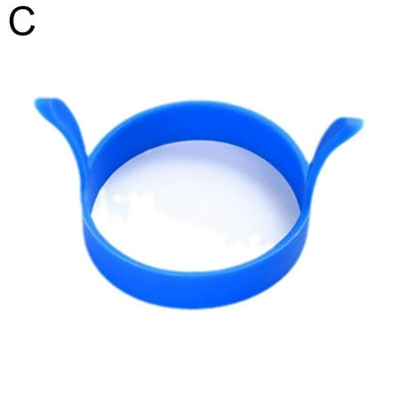 

New Round Omelette Fry Egg Ring Pancake Poach Mold Silicone Kitchen Cooking Tool