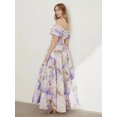 thumbnail image 1 of HH 2024 New off-the-Shoulder Women's Fashion Organza Fairy Long Elegant Evening Dress Dress, 1 of 1