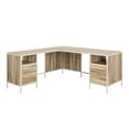 thumbnail image 3 of Sauder Nova Loft L-Desk, Kiln Acacia Finish, 3 of 14