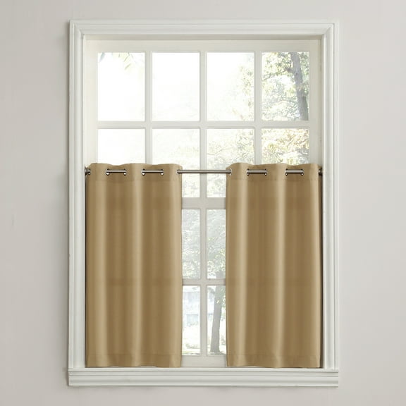 No. 918 Montego Window Curtain Valance/Kitchen Curtains, Set of 2, 56" x 36"