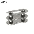 thumbnail image 3 of Conector de cadena Uxcell 4Pack Master Link Roller de acero inoxidable de 8 mm de paso para cadena 05B, 3 of 6