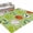 Green, variant on Entryway Rug 2'x3', Brown Balls Kitchen Runner Rugs Non-Slip Carpet Mats, Baseball Tennis Basketball Football Bedside Rugs Runners Washable Floor Carpet for Bathroom Laundry Room