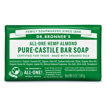 - (3 pack) Dr. Bronner's Almond Bar Soap