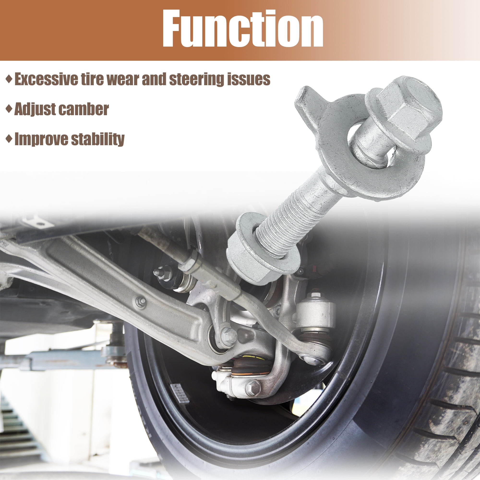 Unique Bargains Alignment Camber Caster Adjusting Bolts for Dodge Sprinter and for Honda