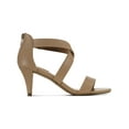 thumbnail image 2 of Style & Co. Womens Paysonn Faux Leather Zipper Heel Sandals, 2 of 3