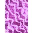 thumbnail image 1 of Machine Washable Abstract Purple Modern Rug, wshabs868pur, 1 of 4