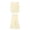 White, variant on FAOWME Girls Clothes Summer Solid Color Knit Sleeveless Shirt Flare Pants Set Toddler Bell Bottoms Outfits White 12-24 Months