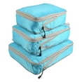 thumbnail image 2 of pitrice Valise de Compression Résistante à l'Usure Sacs Organisateurs de Rangement pour Chaussures Bleu, 2 of 7