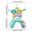 thumbnail image 3 of Baby Tummy Pillow Head Raising Training Pillow, Scientific High-Level Neck Support For Spine Development, Soft Breathable Cotton Safe Early Education Toy, 3 of 6