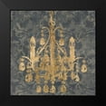 thumbnail image 2 of Goldberger, Jennifer 20x20 Black Modern Framed Museum Art Print Titled - Gilt Chandelier I, 2 of 5