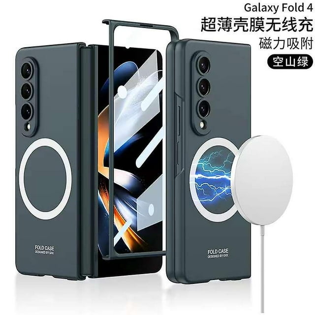 Case Compatible Samsung Galaxy Z Fold 4 For Magsafe Wireless Charging With Screen Protector Shockproof