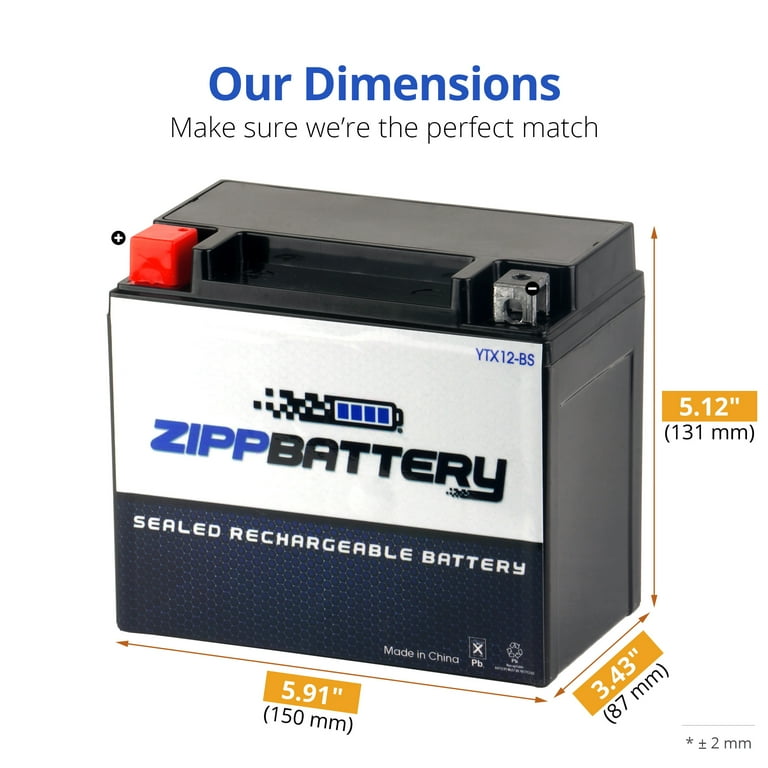 Batteria 12V 10Ah 90A YTX12-4 ; YTX12-BS