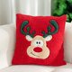 thumbnail image 4 of Cojín de Navidad Ganfancp Algodón Terciopelo Bordado 1X Funda de Almohada, 4 of 6