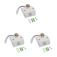 thumbnail image 1 of 3X Base Portalamparas con Sensor Movimiento Infrarrojos Blanco, 1 of 5