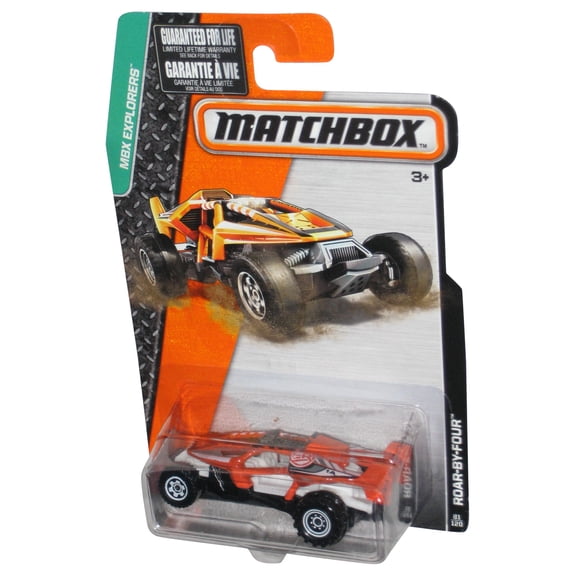 Matchbox MBX Explorers (2014) Orange Roar-By-Four Toy Car 81/120