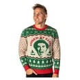 thumbnail image 6 of ELF The Movie Men's Raised By Elves Ugly Christmas Sweater Knit Pullover, 6 of 7