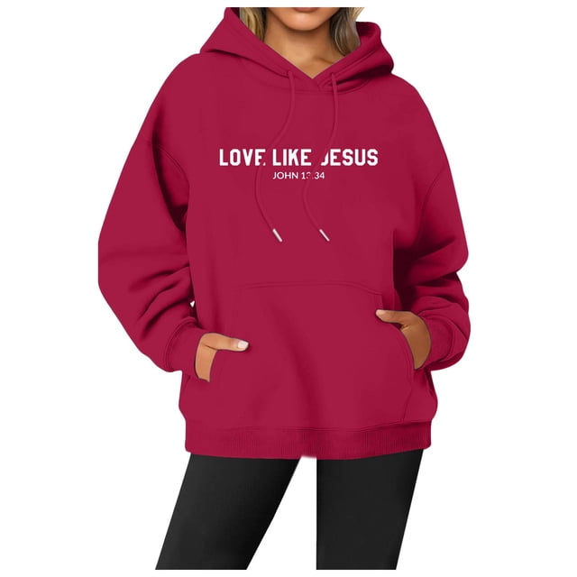 WEAIXIMIUNG Sweat à Capuche Zippé pour Femmes Sans Capuche Grande Taille 2024 Nouveau Pull à Col Rond Imprimé Lettre pour Femmes Manches Longues de Rue