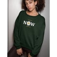 thumbnail image 2 of Yesterday Tomorrow Now! Sweatshirt Women -Image by Shutterstock, Female Medium, 2 of 4