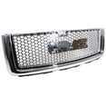 thumbnail image 4 of Ikon Motorsports Bull Bar Grille Guard - Fits 07-13 Gmc Sierra 1500 Denali Front Bumper Upper Grill + Lower Grille Guards, 4 of 7