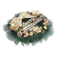 thumbnail image 4 of Guirnalda de Navidad Guirnalda de pino artificial Corona de puerta de Navidad con lazo para decoraciones navideñas, 4 of 8