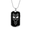 Military Chain (Gold), variant on Calavera Mexican Sugar Skull 59 Dog Tag Necklace Stainless Steel 24" Chain Silver Tone or Gold Tone