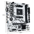 thumbnail image 3 of B450 Motherboard for AMD Processor Dual-Channel DDR4 Memory AM4 Mainboard M.2 NVME (Supports Ryzen 5500 5600 5600G CPU), 3 of 5