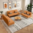 thumbnail image 2 of Nordic Outdoor Living Room Sofas Beach Corner Luxury Living Room Sofas Loveseat Lounge Divani Soggiorno Bedroom Furniture DX50KT My Lux Decor Round, 2 of 12