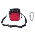 thumbnail image 4 of Bolsa de tiza para escalada Sharpla con cinturón ajustable y bolsillos duraderos Rojo, 4 of 7
