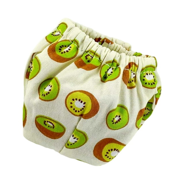 Pantalones reutilizables de ardilla y hámster de poliéster y elástico ajustable ligero Kiwi