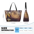 thumbnail image 4 of Gaeub Happy New Year Beach Travel Bag, Multi-Pocket Beach Bag, Summer Vacation Bag, Beach Essentials Tote, 4 of 7