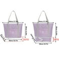 thumbnail image 4 of Portable Storage Travel Bag,Foldable Airlines Bag for Men Women Large Capacity Lightweight Gym Bag,Luggage Storage Bag Can Be Put On The Trolley Case,Purple, 4 of 8