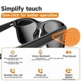 thumbnail image 3 of Smart Bluetooth Audio Sunglasses, Smart Bluetooth Audio Glasses Eyewear, 3 of 5