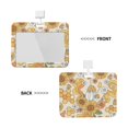 thumbnail image 2 of Bingfone Groovy Hippie Flower Mushrooms Card Badge Holder,For Girls Girly Women 4 X 3 Inch Nurses School Identity Cruise Travel Name Tags Cover Protector Case, 2 of 7