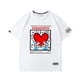 thumbnail image 3 of Keith haring Co Marca Doraemon Máquina De Impresión De Gato Pareja Camiseta De Manga Corta De Moda Algodón Puro, 3 of 4