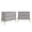 Gray, variant on Jasper Full Extension Drawer Nightstand Gloss (Set of 2)