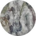 thumbnail image 2 of Addison Rugs Mayfield Premium Machine Washable Transitional Abstract Gray Round Rug, 8' x 8', 2 of 6