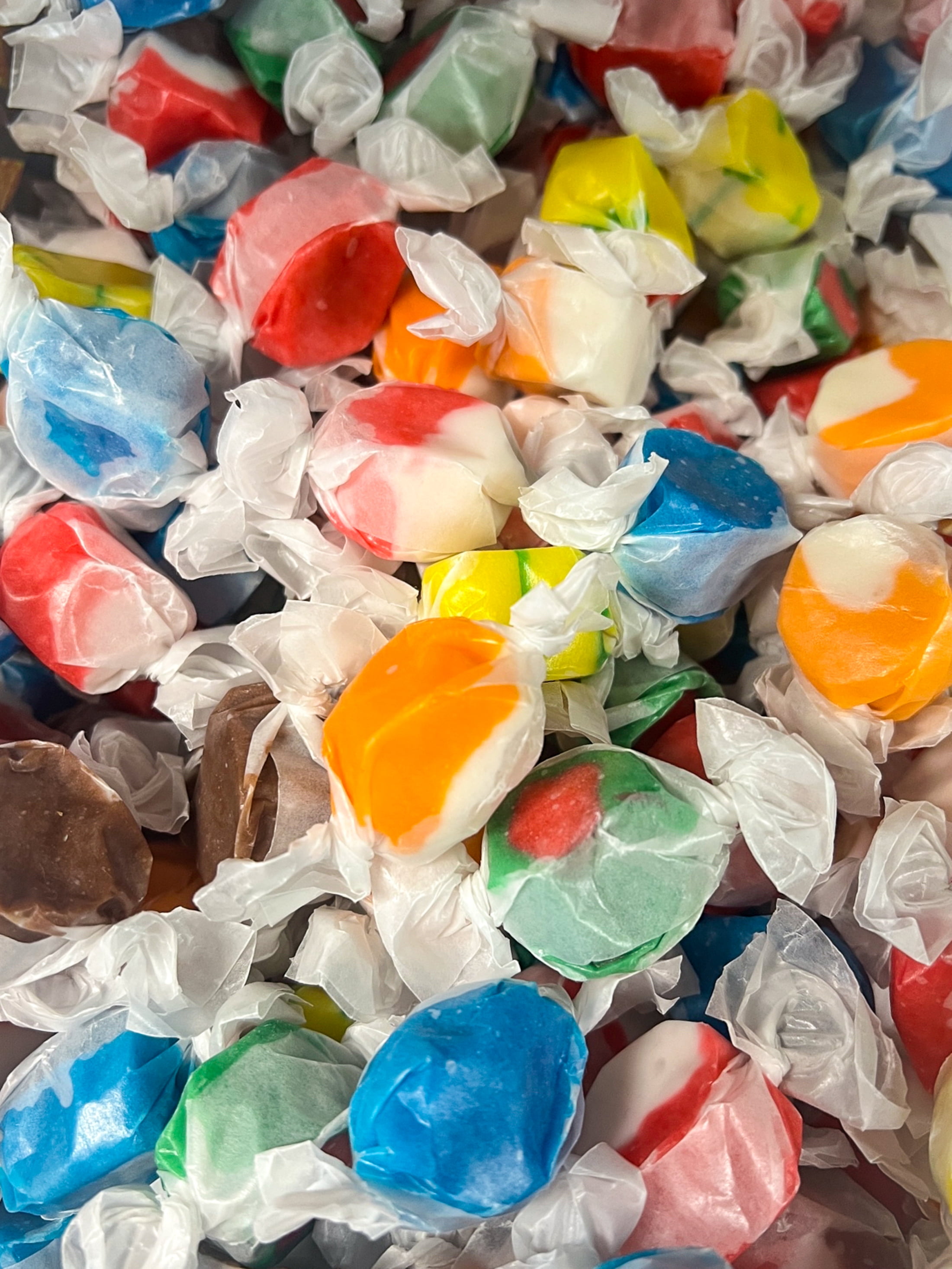 (3 pack) Howe Salt Water Taffy Taffy Candy, 13 oz, Bag