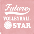 thumbnail image 3 of Inktastic Future Volleyball Star Childs Sports Baby Burp Cloth, 3 of 3