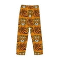 thumbnail image 4 of Kdxio Tiger Print Men's Sleep Pajama Pant Lounge Pants with Pockets, 4 of 8