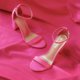 thumbnail image 5 of Sandalia DREAM PAIRS Tacón Ancho Alto Fucsia de Gamuza 10 cm, 5 of 8