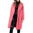 thumbnail image 5 of Women's Long Teddy Down Coat Winter Warm Puffy Jacket Women's Coat Jackets Long Sleeve Casual Long Warm Coats Womens Zip up Jacket Warm Light Weight Jacket for Women Maternity Anorak Light Winter, 5 of 5