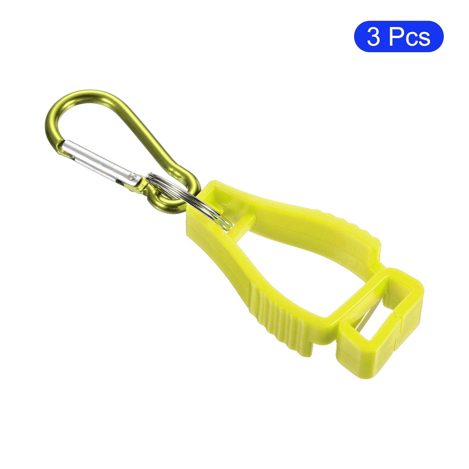 Unique Bargains Glove Keeper Gloves Grabber Clip Holder Hanger Yellow