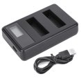 thumbnail image 3 of VGEBY Actions Camera Mini USB Dual Slot Battery Charger With LCD Display For 4, 3 of 8